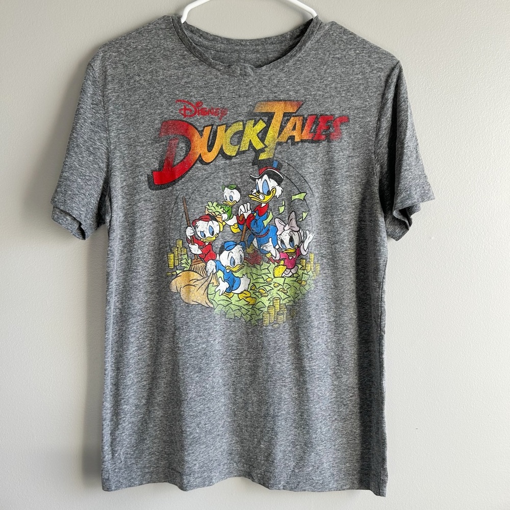 Disney Mens Duck Tales TV Show Graphic Short Sleeve Tee